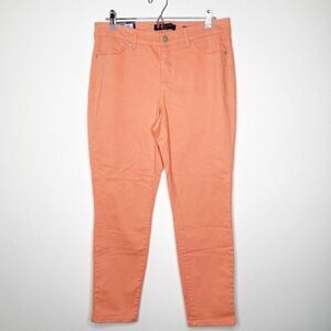 ADRIANNE VITTADINI Skinny Ankle Coral Jeans